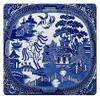 Blue Willow Tempered Glass Cutting Board for Kitchen, 15in x 12in view 1