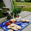 Blue Willow Tempered Glass Cutting Board for Kitchen, 15in x 12in view 2