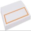 Double Line Border Place Cards, Orange, Set of 60, Pre-cut and Scored - Wedding, Party, Dinner, and Special Events - Made in the USA view 4