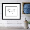 Amanti Art Framed Wall Art Print 14x16 Le Chien (The Dog) by Pablo Picasso, Animals Wall Art, Museum Masters Classics Decor, Small Poster Painting Artwork for Living Room, Bedroom, Bathroom, Kitchen view 4