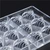 18 cavities trigon roll-up pie shape polycarbonate chocolate mold ice cube mould chocolat chips molds for DIY cake decoration view 4