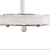 Creative Co-Op Distressed Cream Wood 2-Tier Tray with Metal Handle view 4