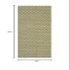 2 ft.-3 in. x 7 ft. Runner Boston Hand Woven Bath Mats- Olive view 2