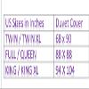 Amuze Bedding Egyptian Cotton 5 PCs Duvet Set (Duvet Cover with 4 Pillow Shams) 500 Threads with Zipper Closure and Corner Ties (Parrot Green, Twin/Twin XL) view 2
