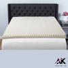 AK Trading 2.5" Thick CertiPUR-US Certified Convoluted Hospital Mattress Pad, Egg Crate Foam Foam Sheet | Mattress Pad (Medical Bed, Mattress Topper, Chairs) - Made in USA (2.5" x 30" x 72"), White view 4