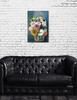 The Oliver Gal Artist Co. Floral Wall Art Canvas Prints 'Spring Bouquet' Home Dcor, 20" x 30", Blue, Pink view 3