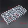 21 cavities 3.7*2.2*1.5cm tai ji Great ultimate Supreme pole shape PC polycarbonate chocolate mold fondant cake mould DIY bakery view 2