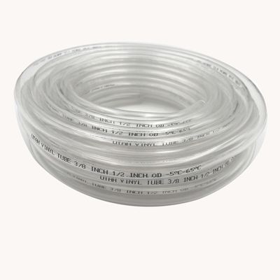 3/8" ID x 1/2" OD Clear Vinyl Tubing, 25ft Flexible PVC Hose, Food Grade and BPA Free, Suitable for Beer Lines, Water Siphoning, Fountains and AC Drains