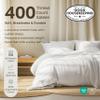 California Design Den King Flat Sheet Only - 400 Thread Count 100% Cotton Sateen, Durable, and Breathable Bed Sheets - Ivory (Pale Tone) view 3