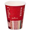 (Sunnap) Sunup C2650EC Disposable Cups, 3 Colors, 3.1 x 3.7 x 1.9 inches (7.9 x 9.34 x 4.97 cm), Embossed Cups, Hallmark Cafe, 9.2 fl oz (260 ml), Set of 50 view 1