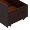 Alaterre Furniture Under Bed Storage Drawers - Set of 2 Solid Wood Rolling Under Bed Storage with Wheels - Fits Bed Frames 9.75 High - Underbed Containers for Shoes, Clothes, and Toys (Espresso) view 4