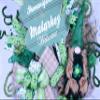 St Patricks Day Gnome Wreath, St Pattys Day Decor, Lucky Decor, Shenanigans Welcome, Shamrock Decorations, Four Leaf Clover, Gnome Plush view 2