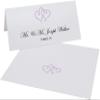 Linked Hearts Place Cards, Lavender (Choose Color), Set of 150, Pre-cut and Scored - Wedding, Party, Dinner, and Special Events - Made in the USA view 2