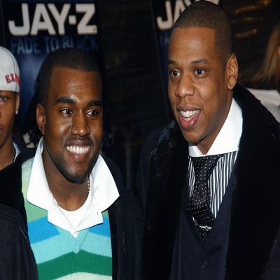Posterazzi Poster Print Kanye West World Premiere of Jay-Z'S Fade to Black at The The Ziegfeld Theater On November 5 2004 in New York. (Photo by Brad Barket Everett Collection) Celebrity (10 x 8)