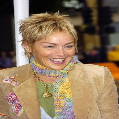 Posterazzi Poster Print Sharon Stone at The Premiere of Racing Stripes at Grauman'S Chinese Theatre Los Angeles Ca January 8 2005. Photo Michael GermanaEverett Collection Celebrity (8 x 10)