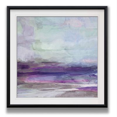 Renditions Gallery BF-19907-1616 Violet Gray I -Custom Framed Print 16 x 16 Multi-Color