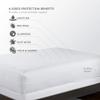 PureCare OmniGuard Total Encasement Mattress Protector Protects Against Moisture,Full (FTATE46) view 4