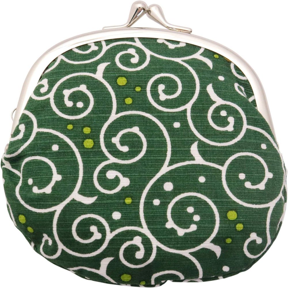 Kyoyu Gamaguchi Dot Arabesque Green 3.3 inches