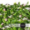 3rd Street Inn Pink Flower Sakura Leaf Trellis 4-Pack - Bamboo Greenery Panel - Boxwood and Ivy Privacy Fence Substitute - DIY Flexible Fencing (Pink Flower Sakura) view 2