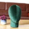D DOLITY Head Velvet Block Head for Making, Styling and Display, Head, Stable , Dark Green view 2