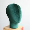 D DOLITY Head Velvet Block Head for Making, Styling and Display, Head, Stable , Dark Green view 4