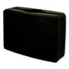 GEN Countertop Folded Towel Dispenser, C-Fold or Multi-Fold, 10.63"x7.28"x4.53", Black, Spring Loaded view 1