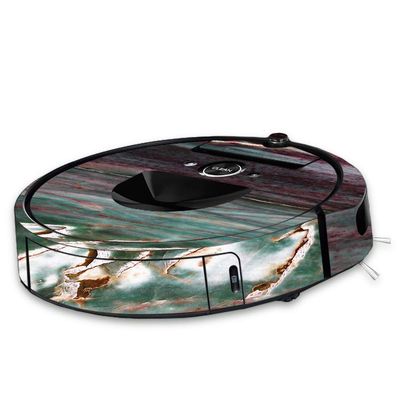 MightySkins Skin Compatible with Roomba i7 Robot - Grunge Marble | Protective, Durable, and Unique Vinyl Decal wrap Cover | Easy to Apply, Remove, and Change Styles | Made in The USA