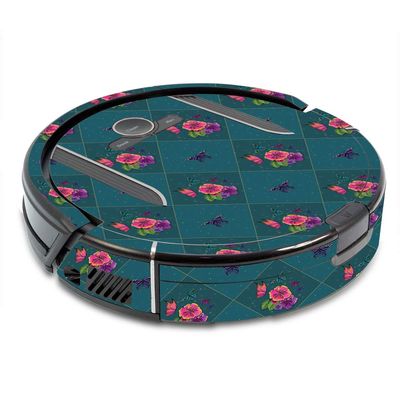 MightySkins Skin Compatible with Shark Ion Robot R85 Vacuum - Botanical Butterflies | Protective, Durable, and Unique Vinyl wrap Cover | Easy to Apply, Remove, and Change Styles | Made in The USA