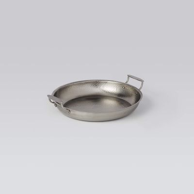 American Metalcraft THRD17 Hammered Stainless Steel Serving Pan, Round, 17-Inches