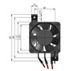 110V Thermistor Heater Mini Air Heating Constant Temperature Insulation Energy Saving With Fan Electric Space Heaters(12V/250W) view 3