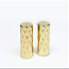 American Metalcraft GHSP2 Hammered Finish Stainless Steel Salt & Pepper Shaker Set - 2 oz Capacity Compact 1.75 in Dia 2.75 - Hammered Gold Finish 200 Pack view 2