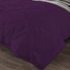 Amuze Bedding Stylish Pinch Pleated 1 PCs Decorative Duvet Cover(Purple, Full/Queen) Luxurious 100% Egyptian Cotton 400 Thread Count view 2