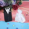 100 Pcs Elegant Tuxedo & Dress Candy Boxes, Romantic Wedding Favor Packaging for, Wedding Party Gift Decoration view 4