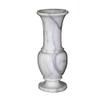 Decorative Flowers Vase - Vaso Portafiori in Marmo Bianco - White Marble Italian Made in Italy H.25cm view 1