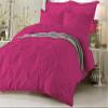 Amuze Bedding Stylish Pinch Pleated 1 PCs Decorative Duvet Cover(Hot Pink, Twin/Twin XL) Luxurious 100% Egyptian Cotton 400 Thread Count view 1