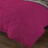 Amuze Bedding Stylish Pinch Pleated 1 PCs Decorative Duvet Cover(Hot Pink, Twin/Twin XL) Luxurious 100% Egyptian Cotton 400 Thread Count view 2