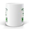 BeeTeeStore Firefighter St. Patrick's Day Coffee Mug - Lucky to Have a Firefighter Irish Shamrocks Design - 15oz White Ceramic Tea Cup for First Responders and Irish Culture Lovers view 3