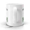 BeeTeeStore Firefighter St. Patrick's Day Coffee Mug - Lucky to Have a Firefighter Irish Shamrocks Design - 15oz White Ceramic Tea Cup for First Responders and Irish Culture Lovers view 4