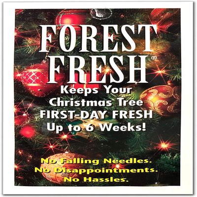Forest Fresh Christmas Tree Preservative Tablets Tree Water Additive for Live Fresh-Cut Trees Keeps Trees Hydrated and Reduces Needle Drop Non-Toxic, Made in USA 1 Packet (8 Tablets)