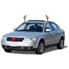 ShineBear 1 Set Lovely Reindeer Car Costume Antlers Kit and Red Nose Christmas Car Decoration view 2
