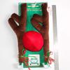 ShineBear 1 Set Lovely Reindeer Car Costume Antlers Kit and Red Nose Christmas Car Decoration view 3