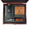 Groomsmen Gift, Engraved Flask, Set of 2, Groomsmen Gift Box, Groomsmen Gift Set, Best Man Gift, Personalized Knife, Groomsman Gift, Wedding Gifts, Husband Gift, Boyfriend Gift, Money Clip, Mens Gift view 1