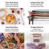 Le Parfait Super Terrine 750mL (24oz) Zero Waste Eco-Friendly Glass Canning Jar, Airtight Rubber Seal & Wire Bail Lid, BPA-Free, Water Bath Safe for Food Storage & Preserving, Made in France view 3