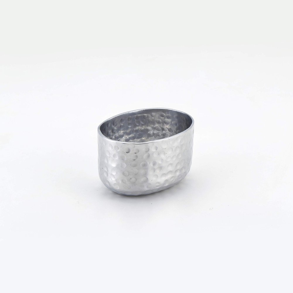 American METALCRAFT, Inc. American Metalcraft ASPS Hammered Aluminum Sugar Packet Holder, Silver, 6-Ounces