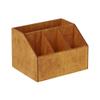 American Metalcraft PWC7 Poplar Wood Caddy, Natural, 7 1/2-Inches view 1