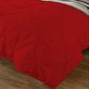 Amuze Bedding Stylish Pinch Pleated 1 PCs Decorative Duvet Cover(Blood Red, King/Cal King) Luxurious 100% Egyptian Cotton 400 Thread Count view 2