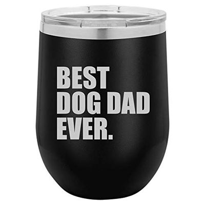 12 oz Double Wall Vacuum Insulated Stainless Steel Stemless Wine Tumbler Glass Coffee Travel Mug With Lid Best Fcking Nana Ever Funny Grandmother (Hot Pink)