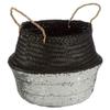 Premier Houseware Algae Basket, Black/Silver, Medium, Single view 2