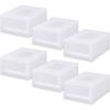 Iris Ohyama MBC-S Storage Case, Natural, Small, Walk-in Closet, Set of 6 view 1