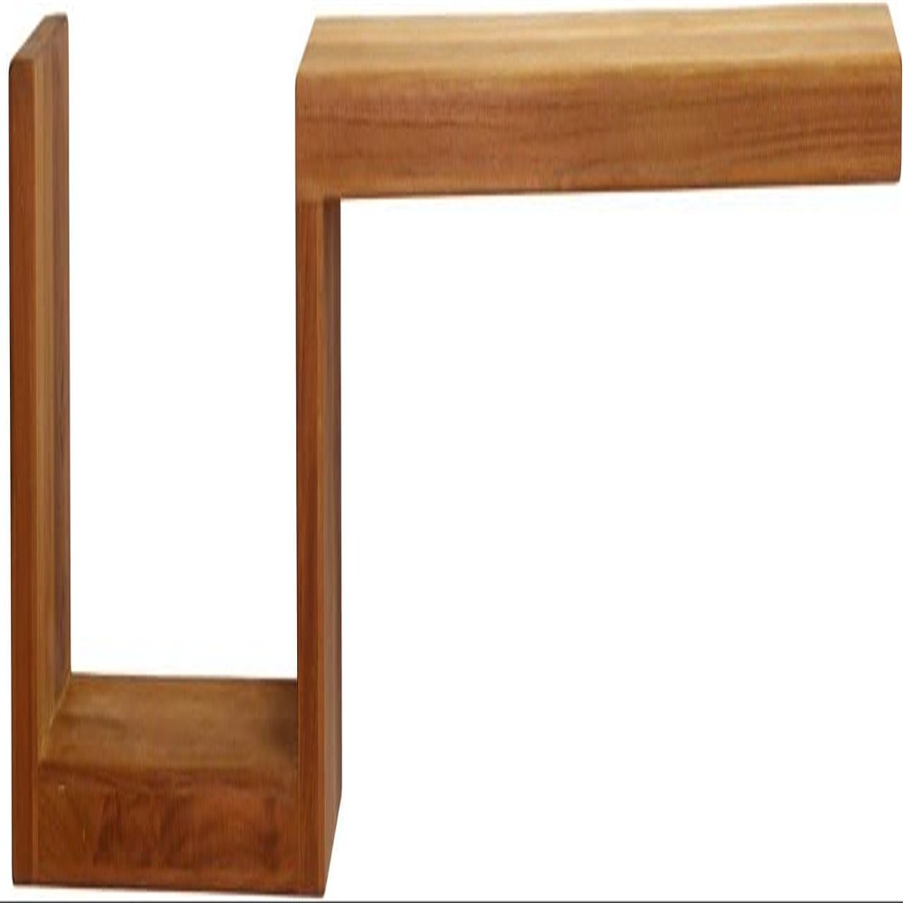 AquaTeak Manada Contemporary Teak Floating Wall Shelf